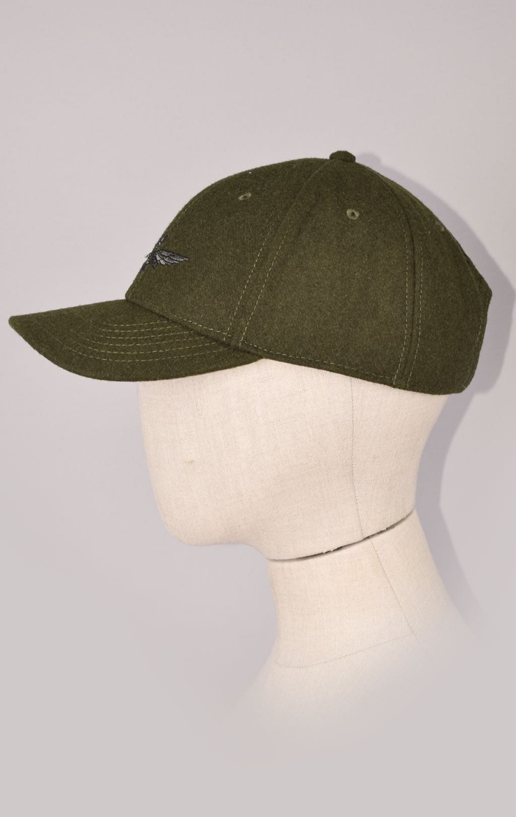 Бейсболка AERONAUTICA MILITARE шерсть FW 23/24/CN verde militare (HA 1085) 