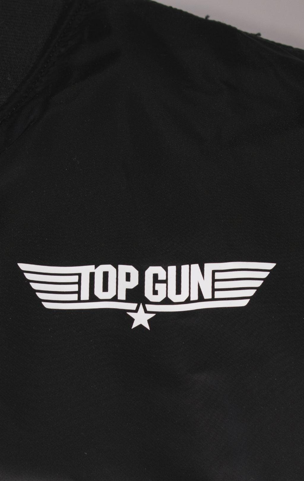 Куртка-бомбер лётная ALPHA INDUSTRIES TOP GUN MA-1 black 