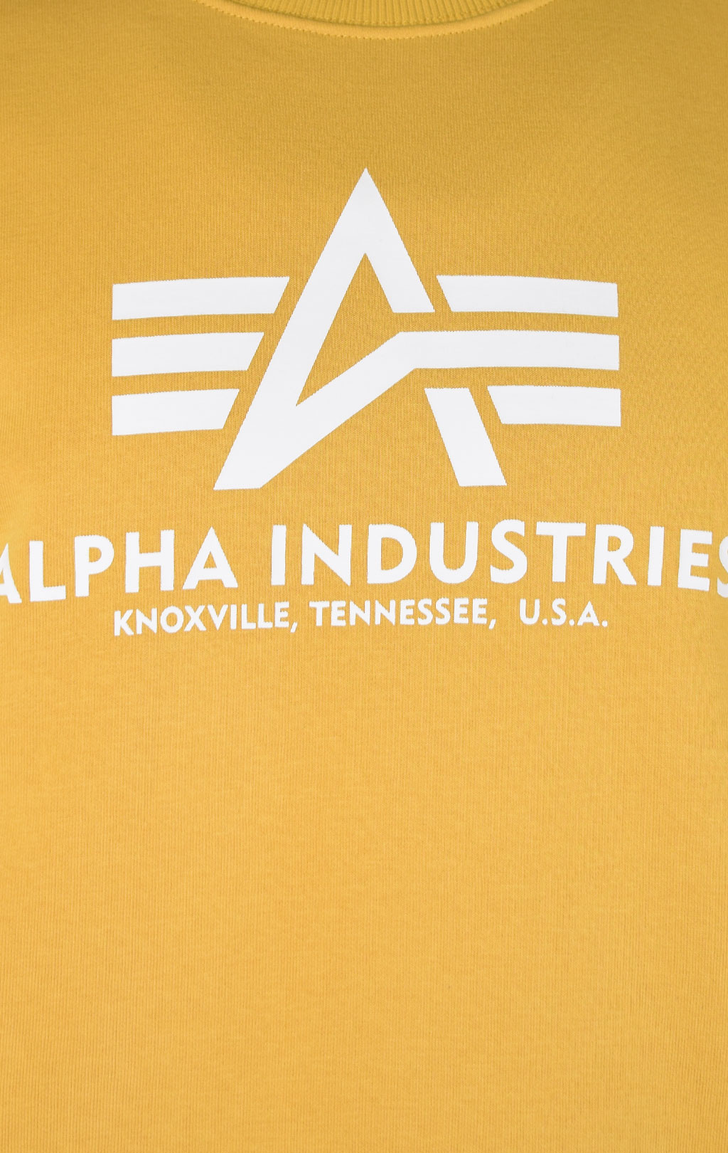 Свитшот ALPHA INDUSTRIES BASIC SWEATER solar yellow 