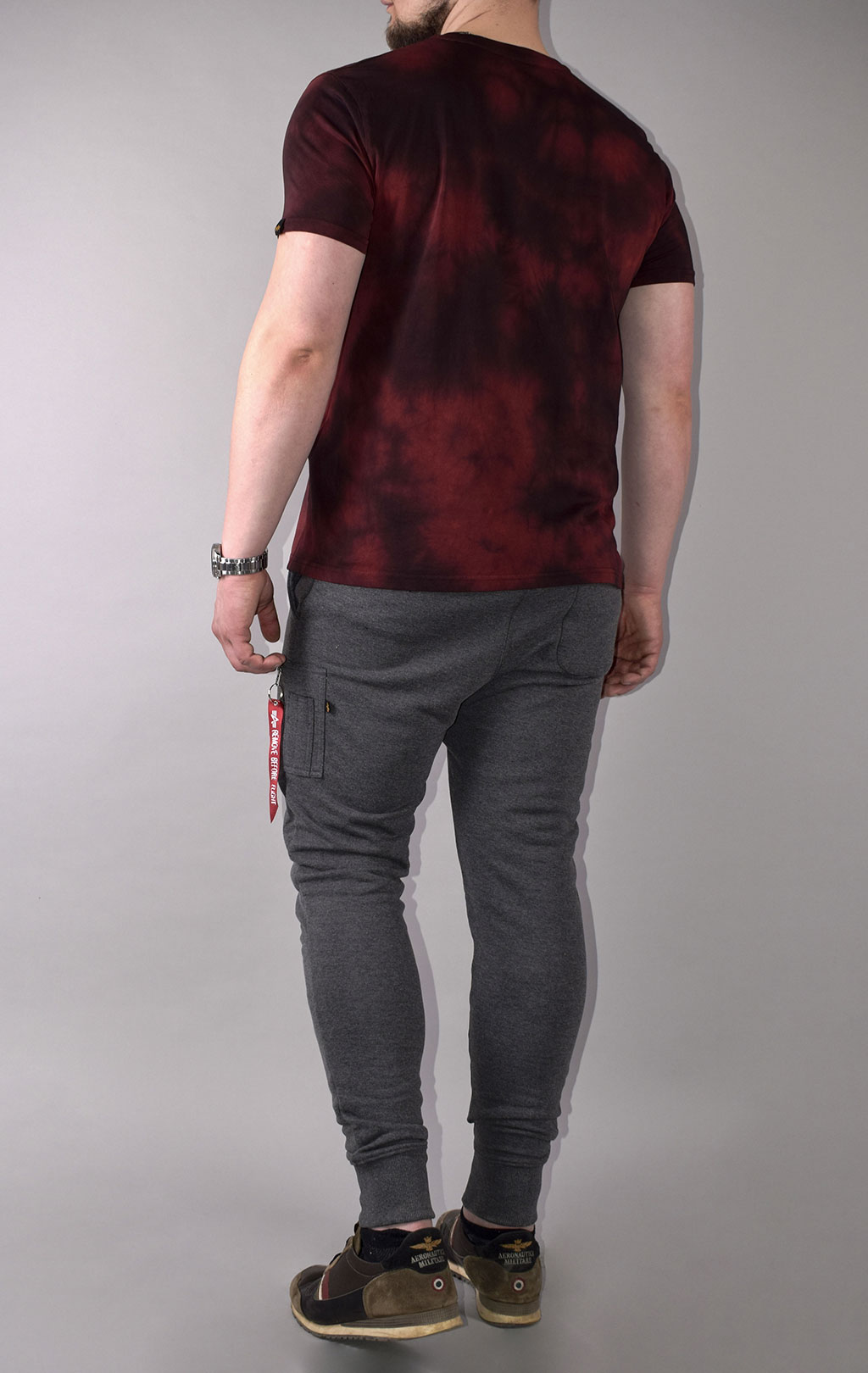 Футболка ALPHA INDUSTRIES BASIC T BATIK speed red 