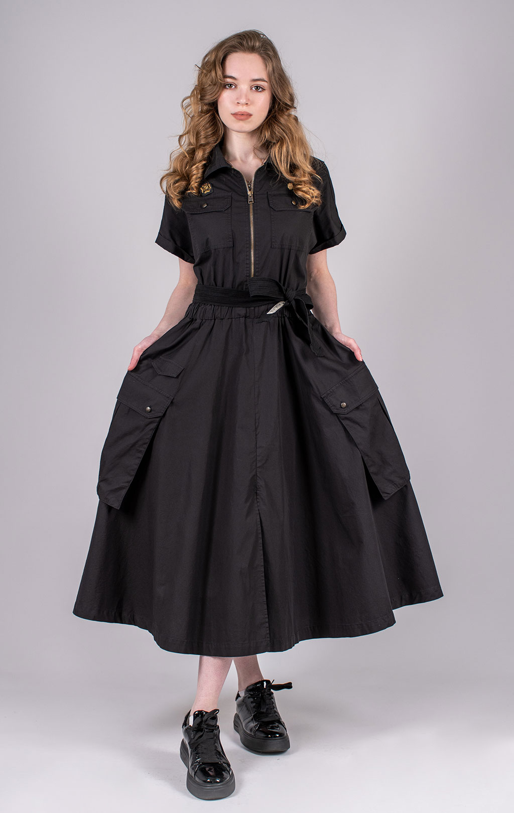 Женское платье AERONAUTICA MILITARE SS 25 m/IT nero (VE 104) 