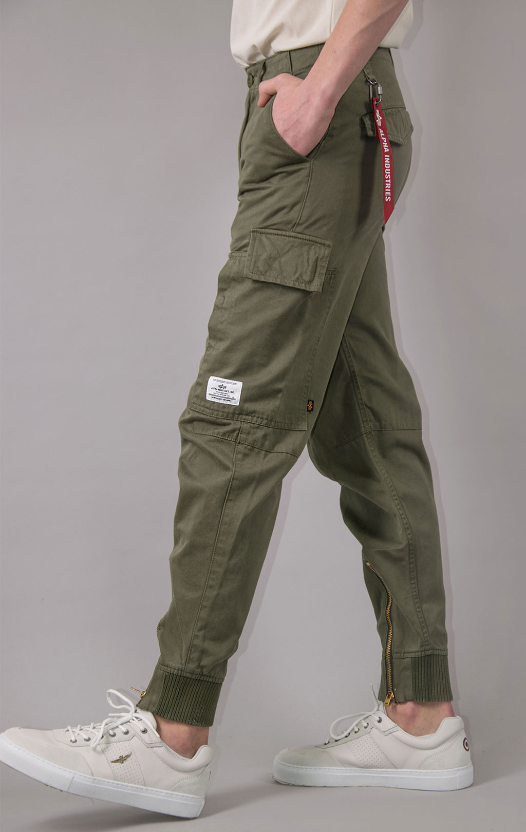 Брюки-карго ALPHA INDUSTRIES A-11 PANT dark olive 