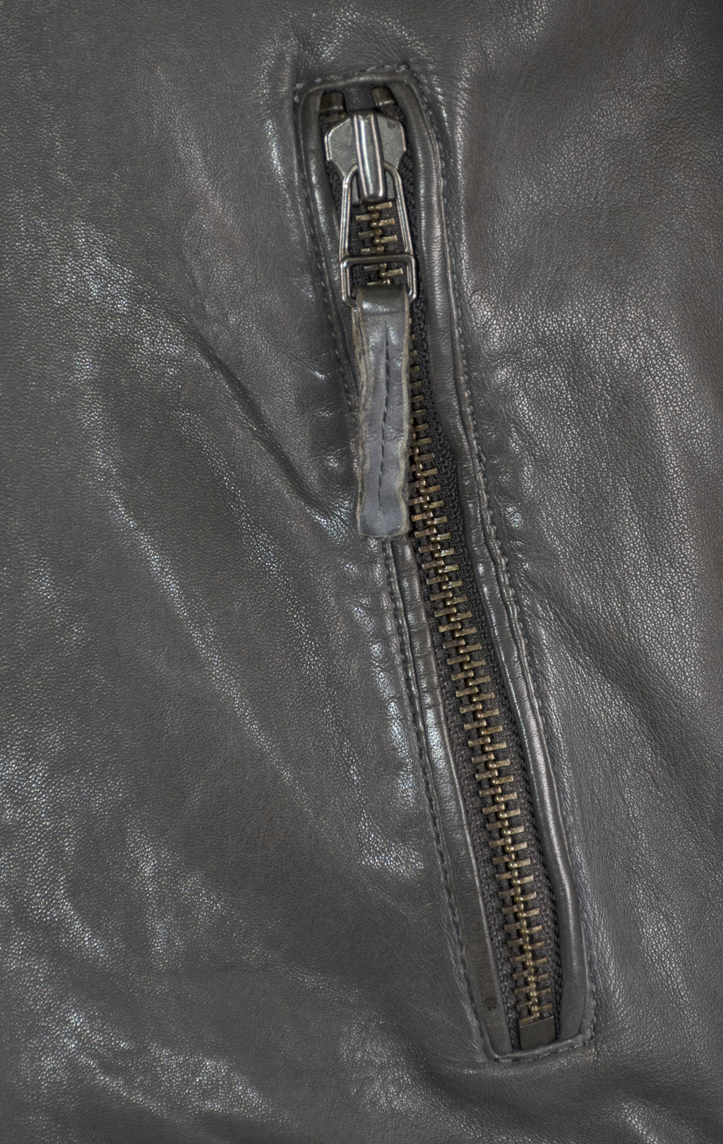 Куртка BLAUER ALDER кожа FW 24/25 grey 976 (LO1379) 