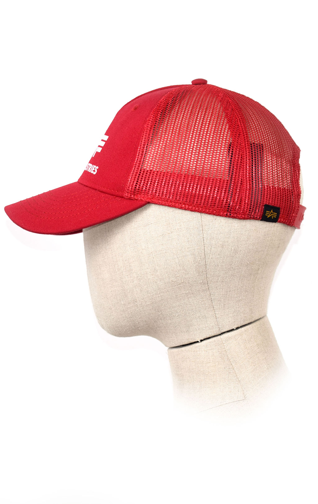 Бейсболка ALPHA INDUSTRIES BASIC TRUCKER CAP speed red 