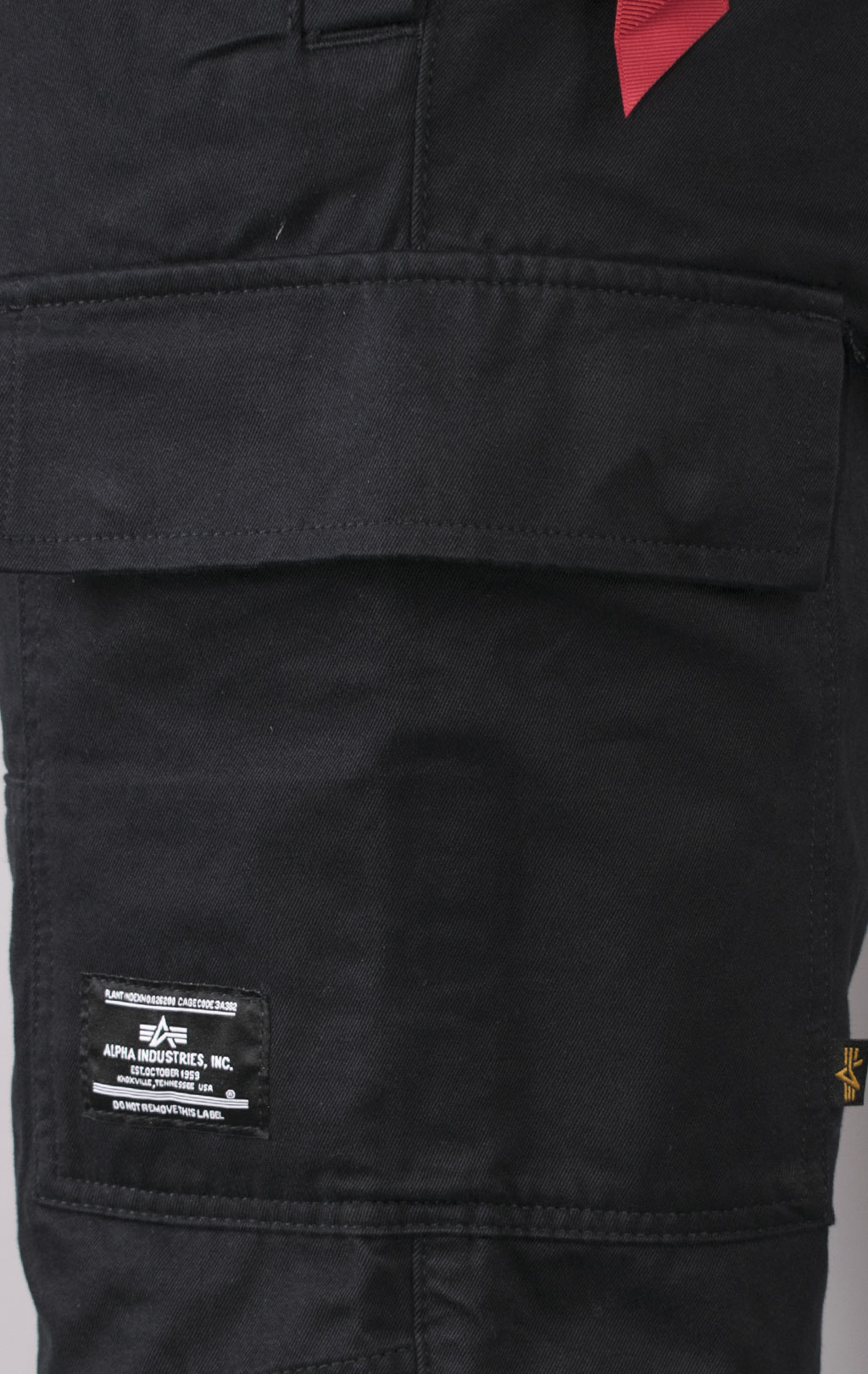 Брюки джоггеры ALPHA INDUSTRIES COTTON JOGGER SS 24 m black 