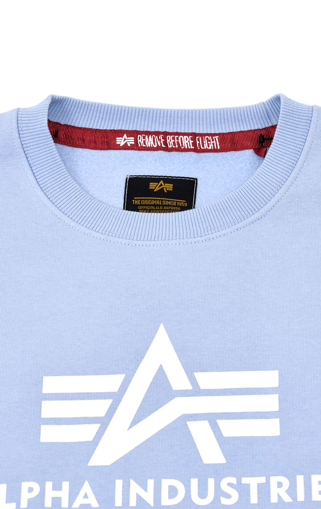 Свитшот ALPHA INDUSTRIES BASIC SWEATER light blue 