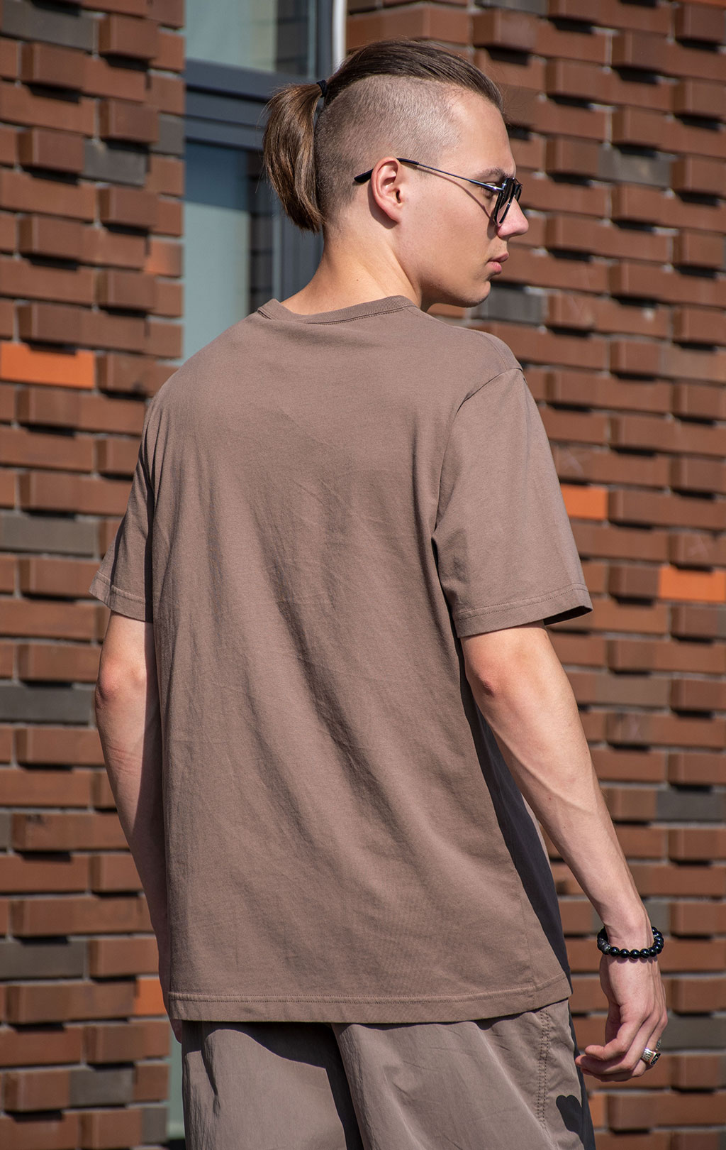 Футболка ALPHA INDUSTRIES ALPHA FINGERPRINT TEE плотная FW 24/25 coyote brown 