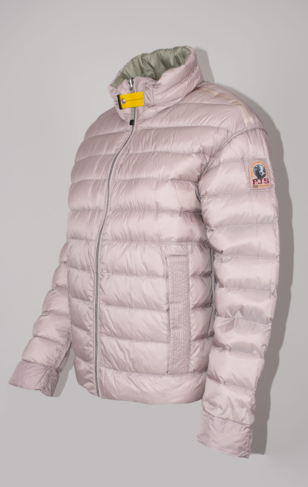 Женская куртка-пуховик лёгкая PARAJUMPERS LETIZIA REVERSO двусторонняя SS 24 sage-misty lilac 