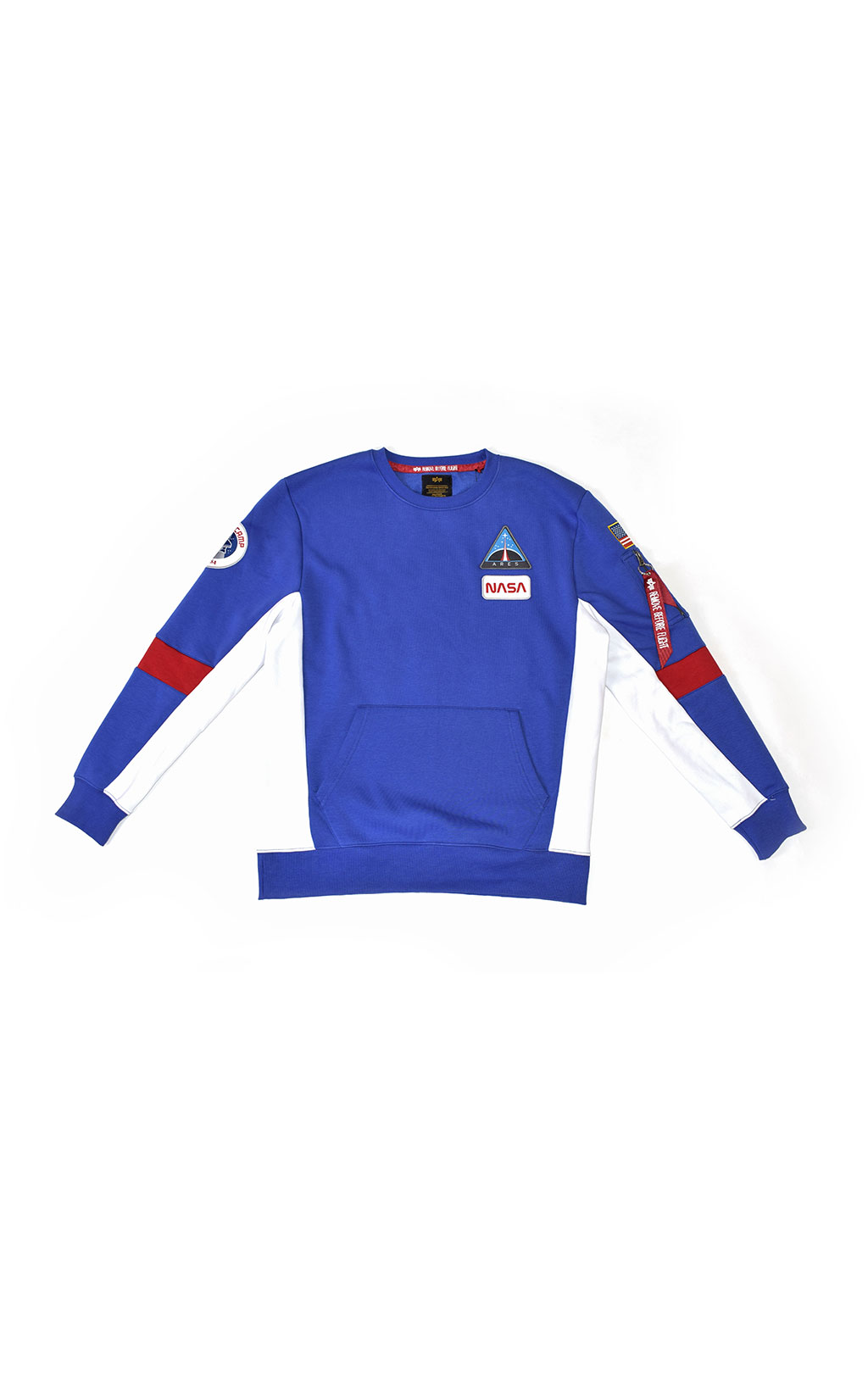 Свитшот ALPHA INDUSTRIES NASA SPACE CAMP SWEATER nautical blue 