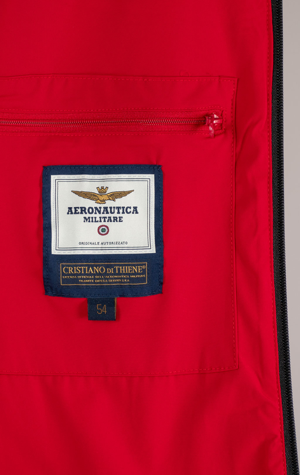 Жилет AERONAUTICA MILITARE SS 25 m/BD tango red (AB 2206) 