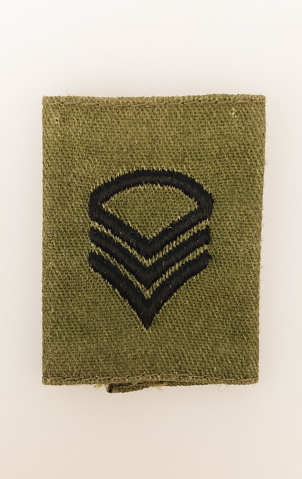 Нашивка-звание нагрудный погон ARMY SERGEANT STUFF olive #5005 США