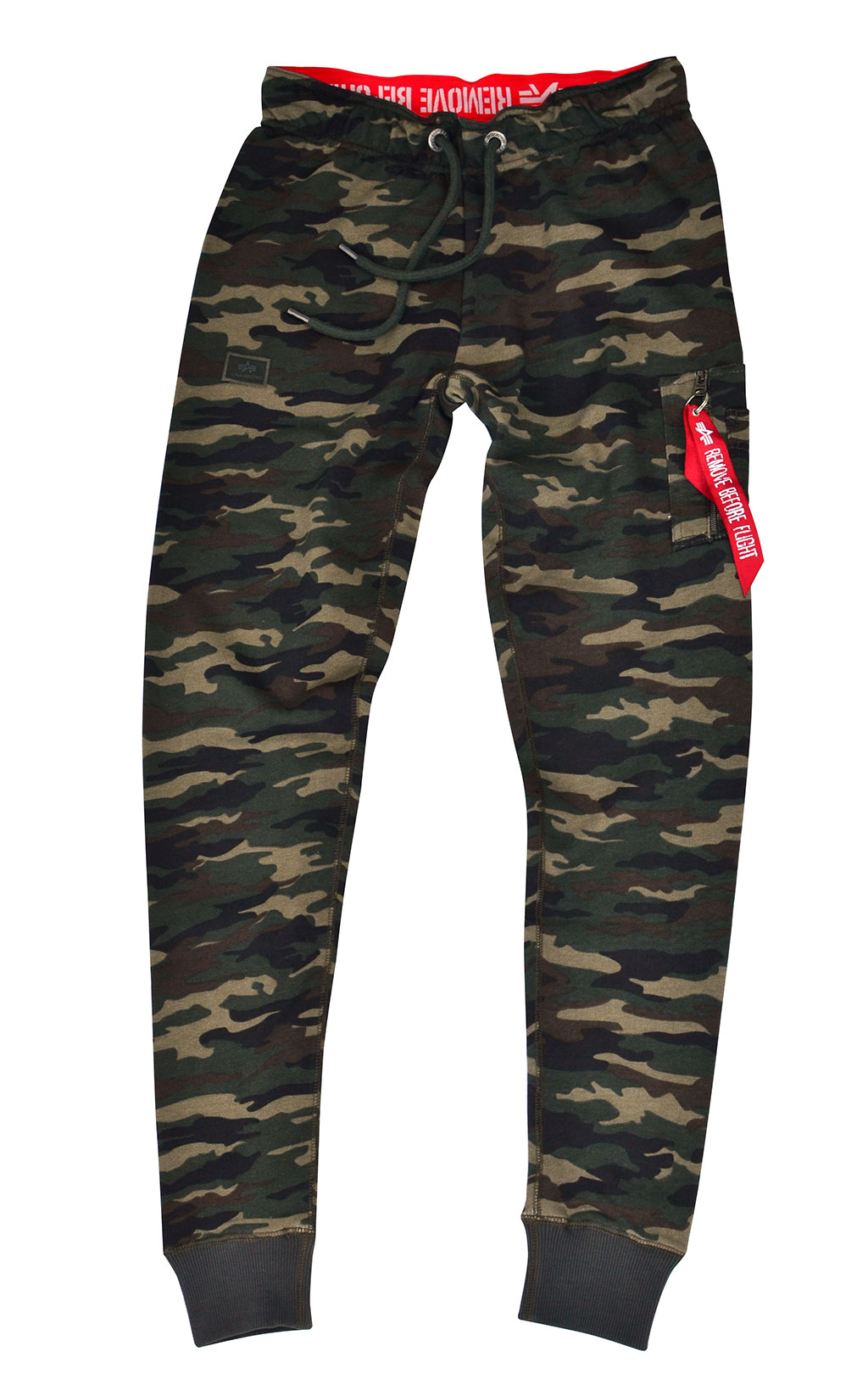 Женские брюки спортивные джоггеры ALPHA INDUSTRIES X-FIT SWEAT CARGO PANT camo woodland 65 