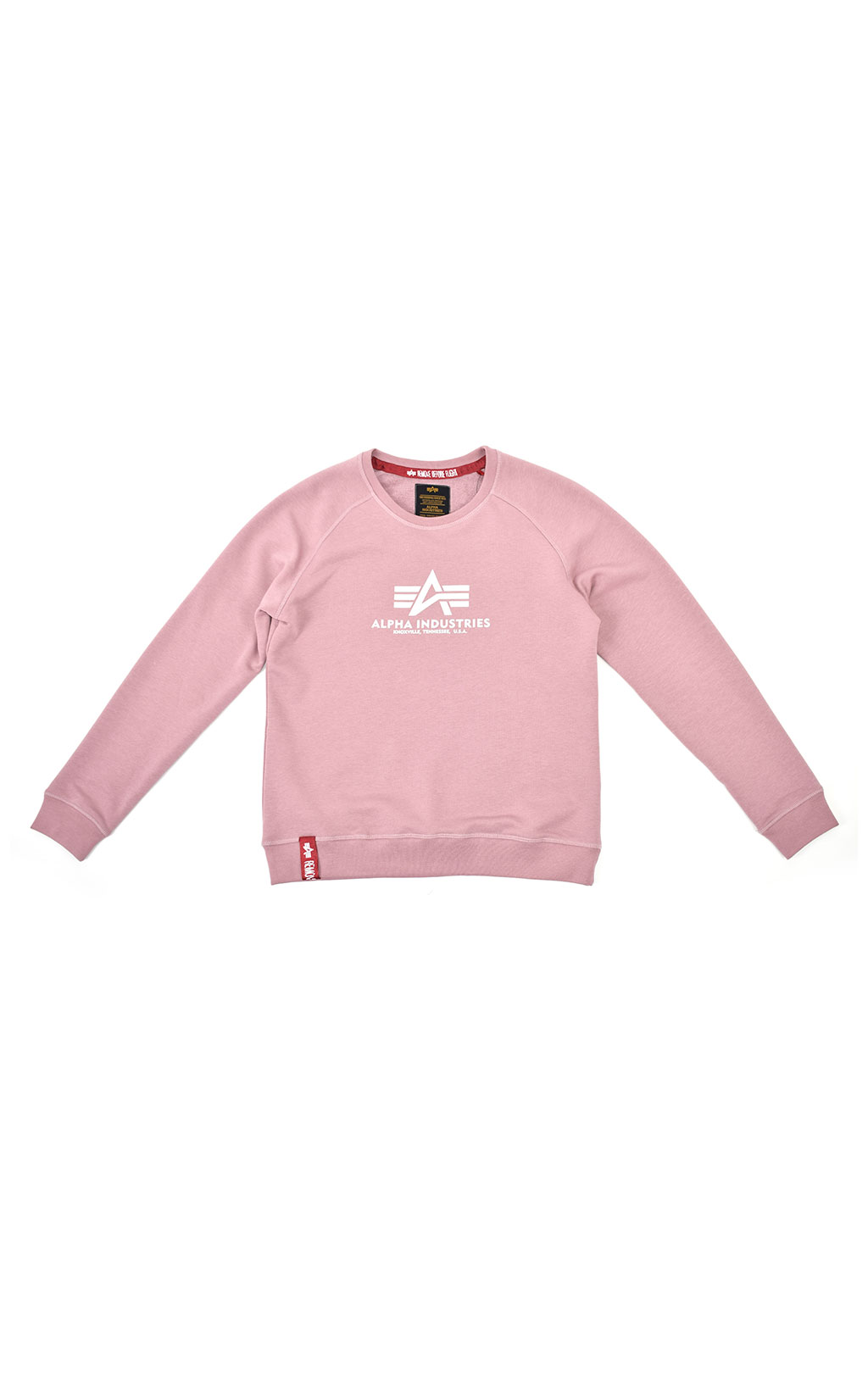 Женский свитшот ALPHA INDUSTRIES NEW BASIC SWEATER silver pink 