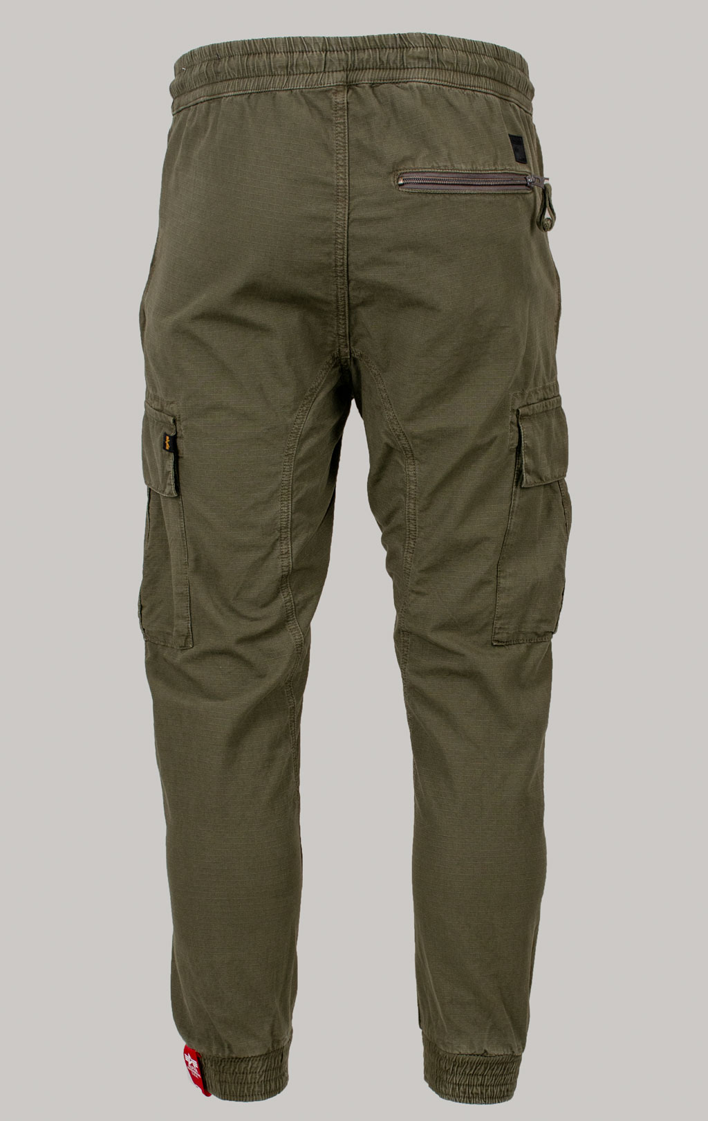 Брюки джоггеры ALPHA INDUSTRIES RIPSTOP JOGGER greyblack 