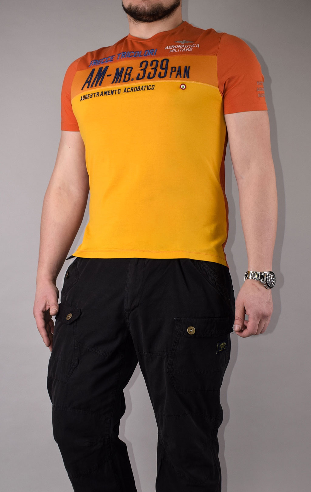 Футболка AERONAUTICA MILITARE arancio (TS1005)