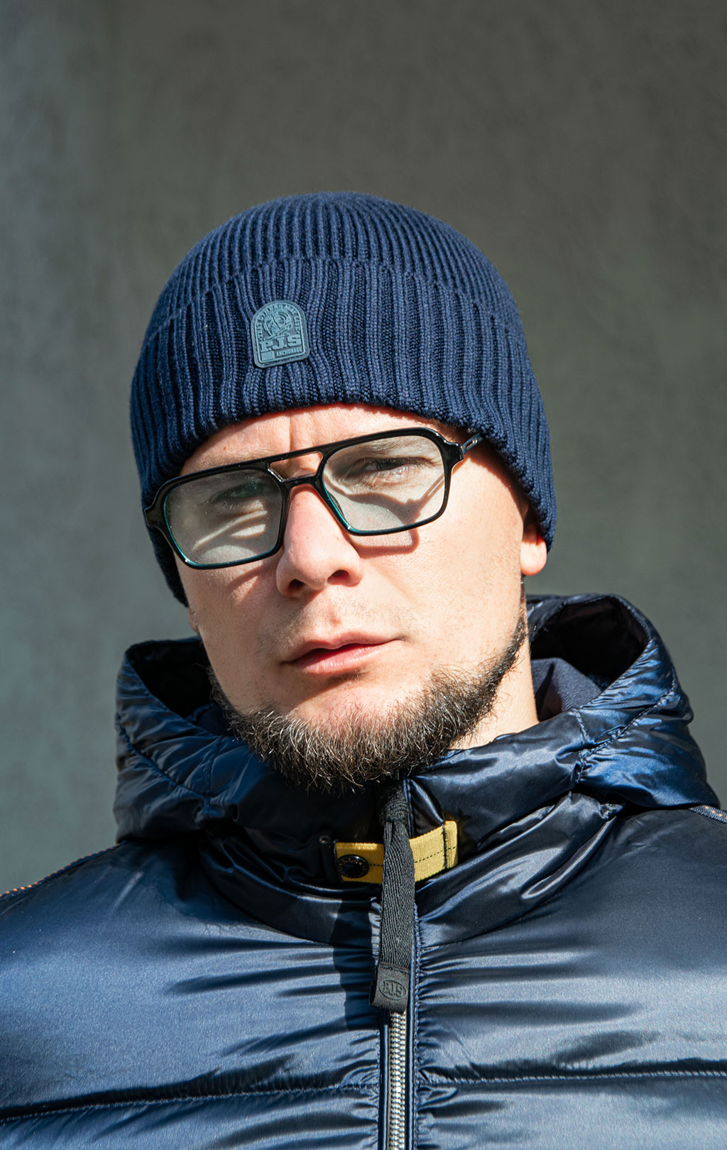 Шапка вязаная PARAJUMPERS PLAIN BEANIE FW 25/26 blue navy 