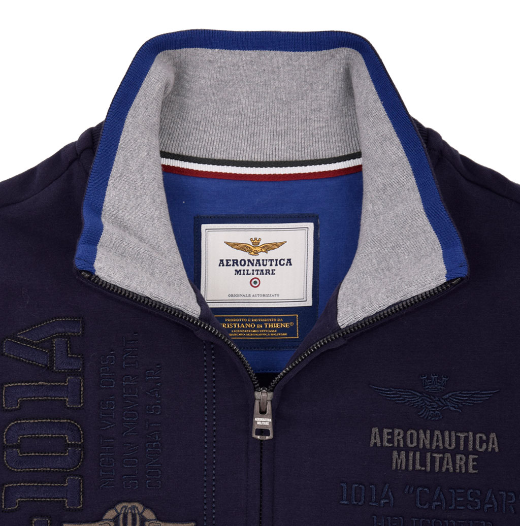 Толстовка AERONAUTICA MILITARE blue navy (FE 1332) 