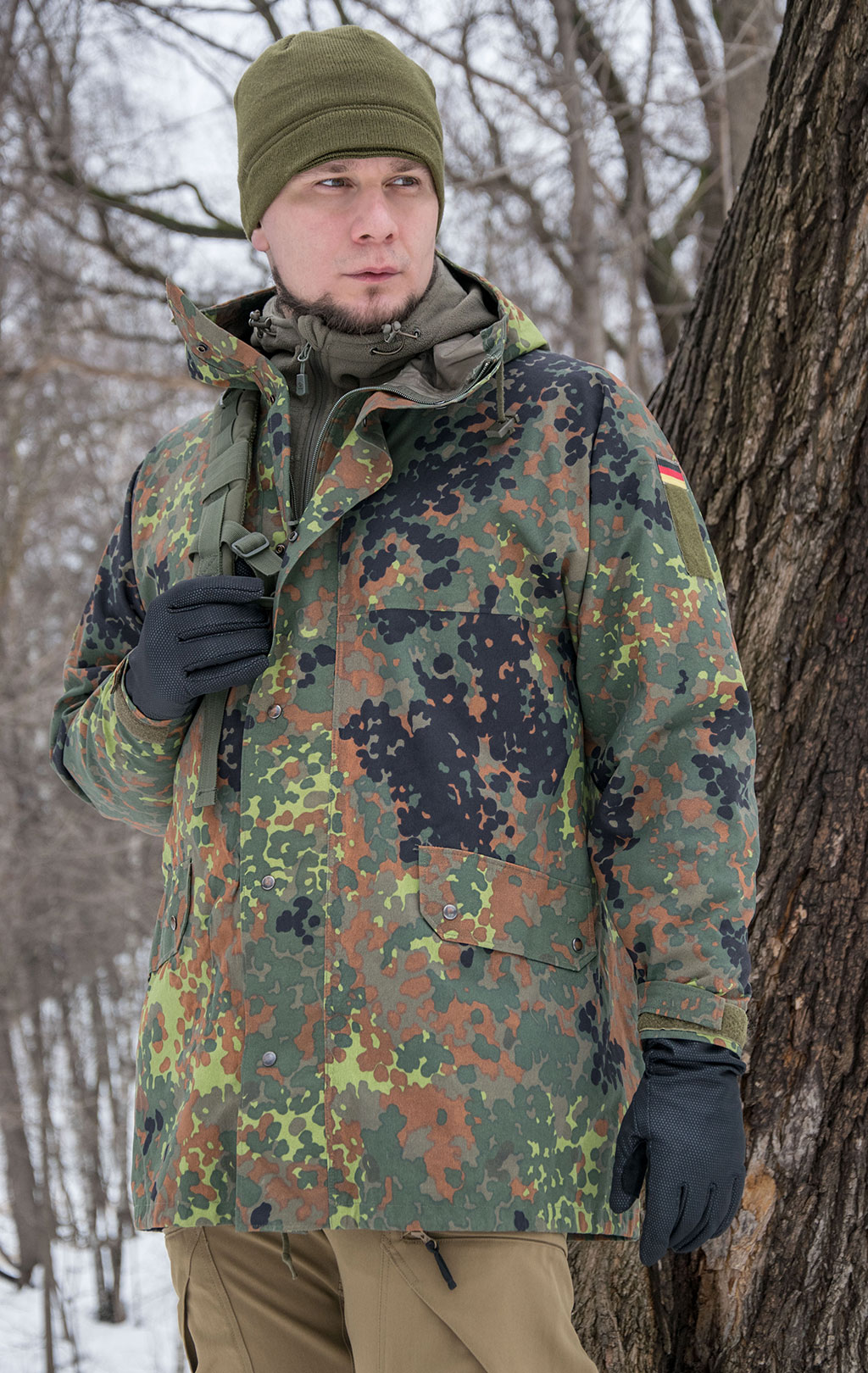 Куртка непромокаемая Gore-Tex Gore-Tex flecktarn б/у Германия, купить вИнтернет-магазине ForceAge.