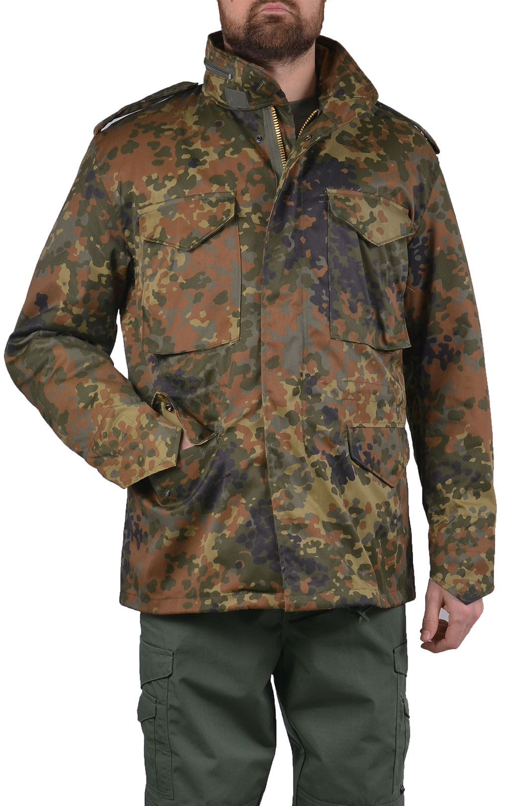 Куртка Mil-Tec CLASSIC M-65 с подстёжкой flecktarn 