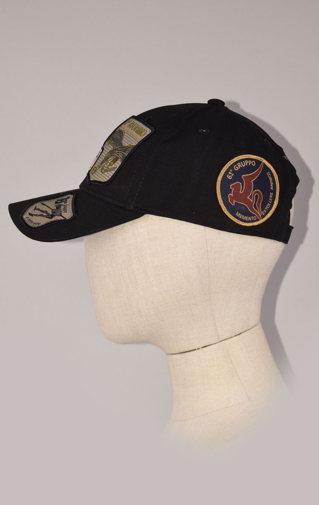 Бейсболка AERONAUTICA MILITARE FW 22/23/CN jet black (HA 1118)