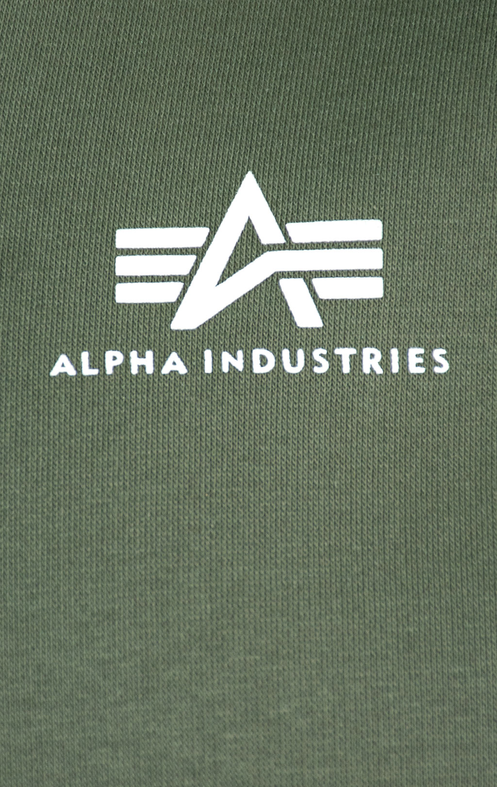 Толстовка ALPHA INDUSTRIES BASIC ZIP HOODY SMALL LOGO dark olive 