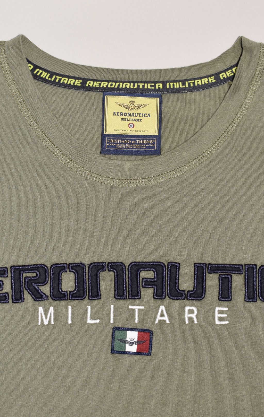 Футболка AERONAUTICA MILITARE SS 23/TR verde (TS 2064) 