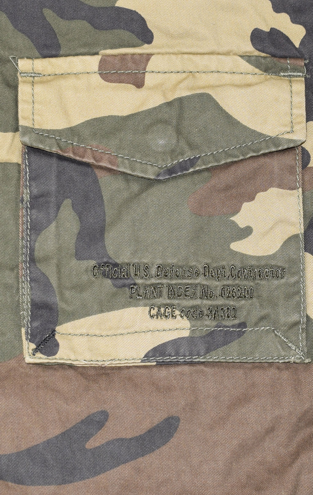 Ветровка ALPHA INDUSTRIES HUNTINGTON PATCH M-65 camo woodland 