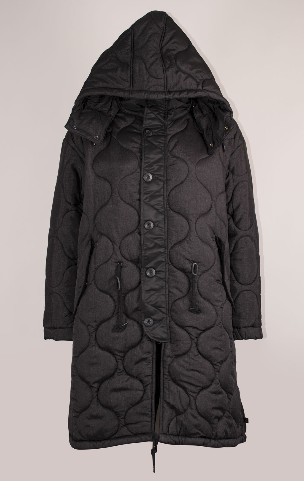 Женская куртка ALPHA INDUSTRIES FISHTAIL PUFFER M-65 FW 24/25 black 