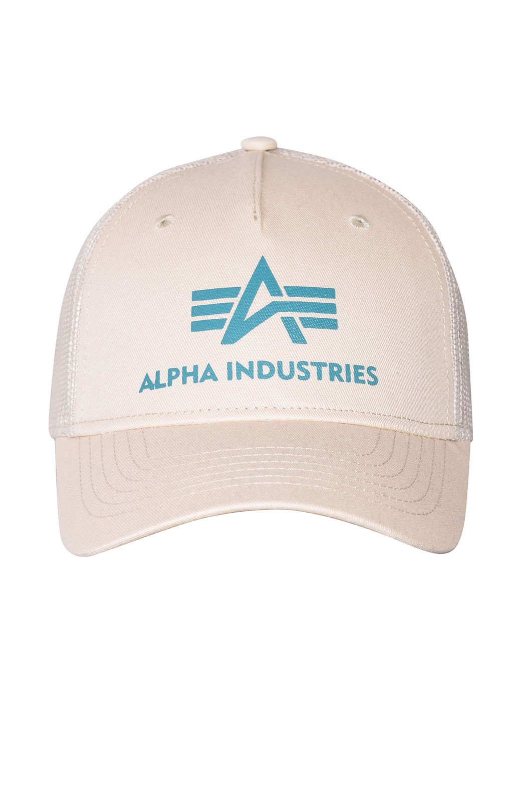 Бейсболка ALPHA INDUSTRIES BASIC TRUCKER CAP just stream white 