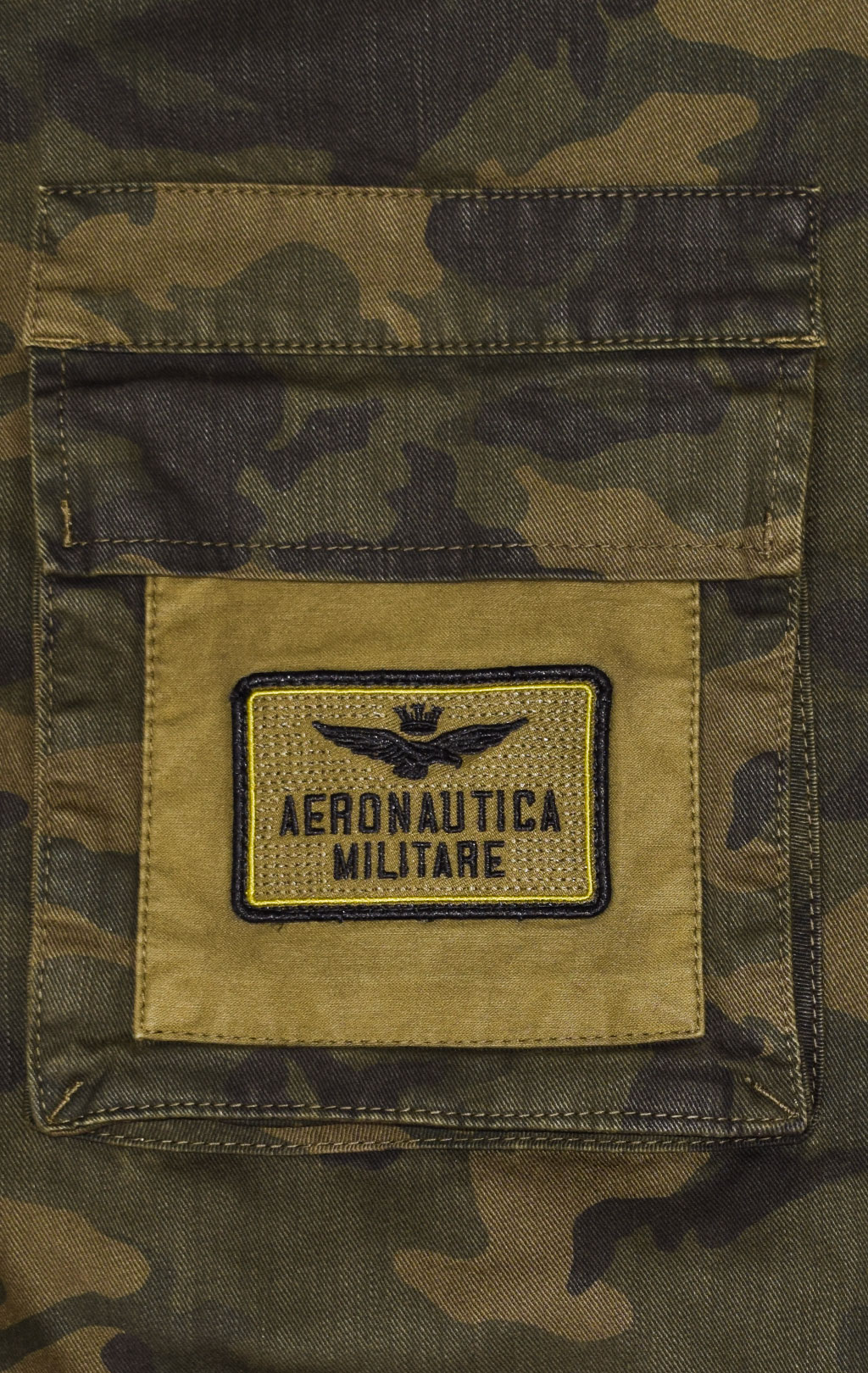 Брюки-карго AERONAUTICA MILITARE плотные FW 21/22/AL camouflage (PA 1457) 