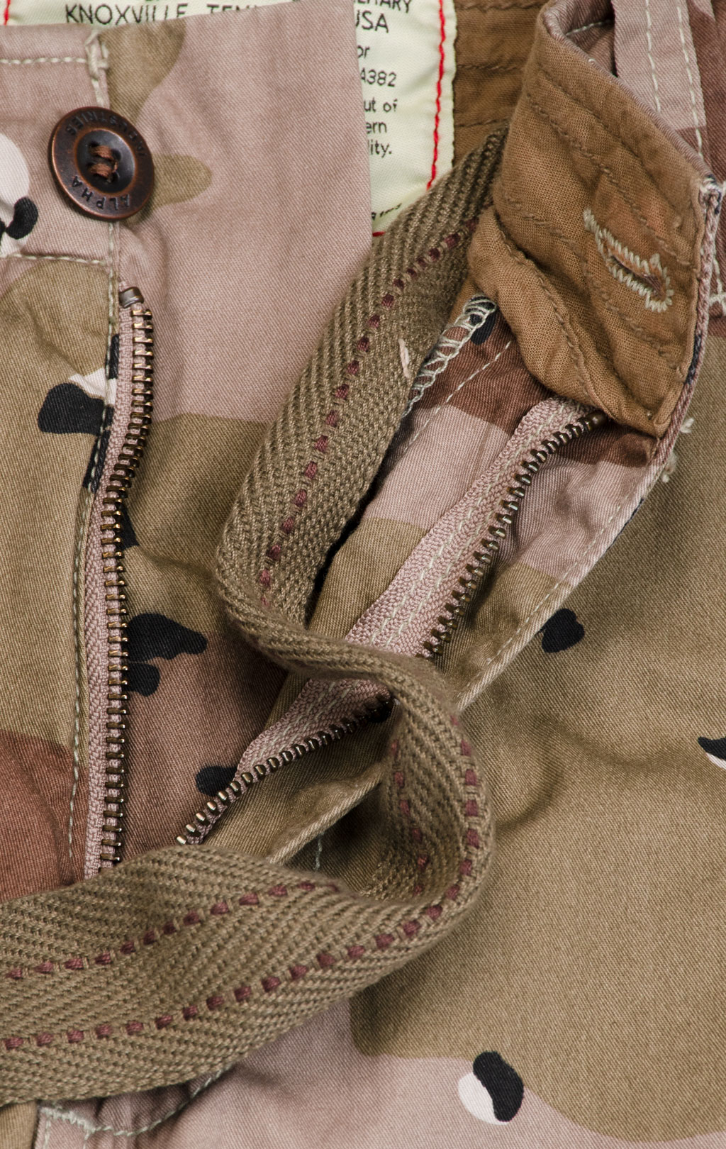 Шорты карго ALPHA INDUSTRIES JET chocolate chip 