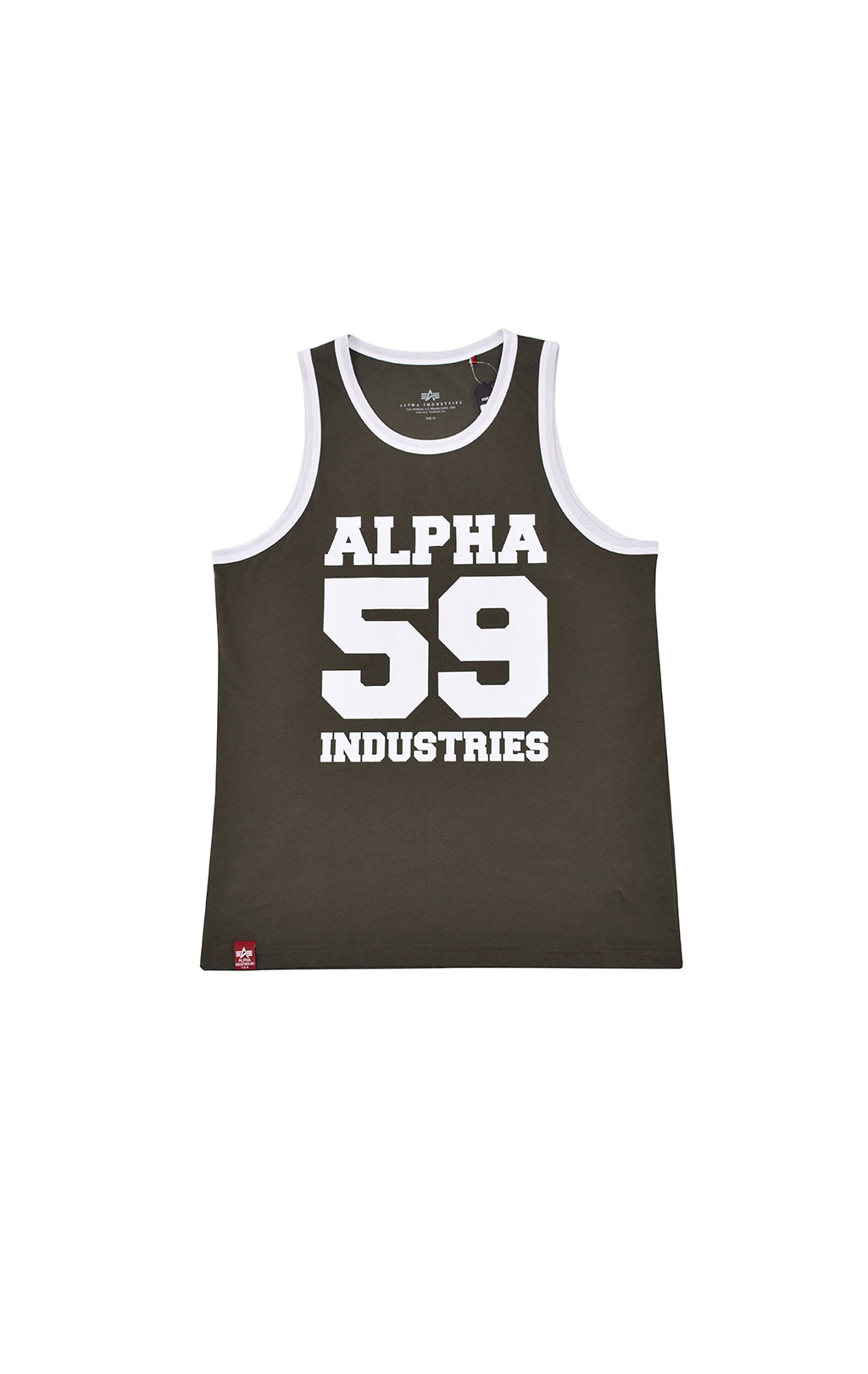 Майка ALPHA INDUSTRIES 59 TANK dark olive 