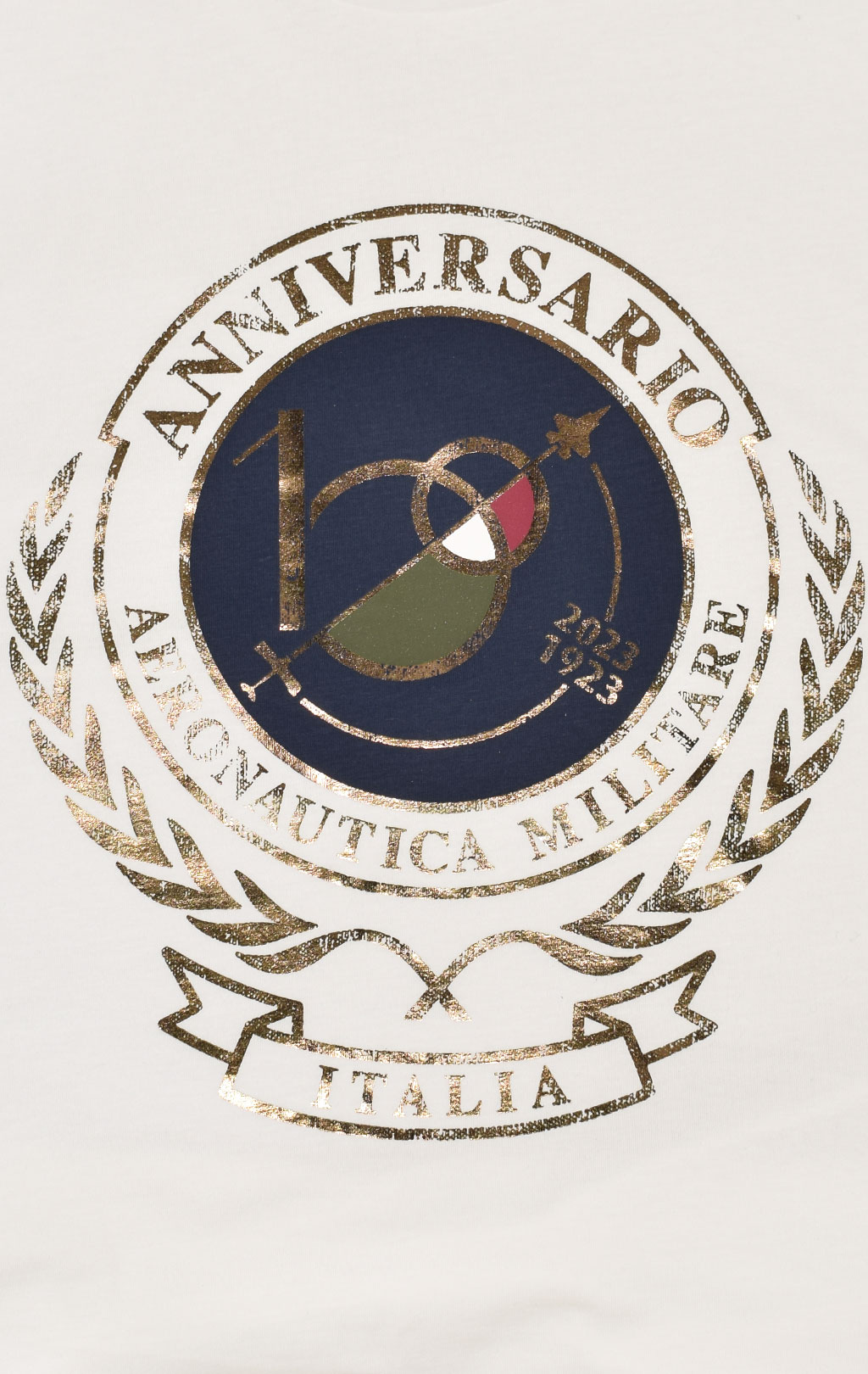 Футболка AERONAUTICA MILITARE SS 23/TR off white (TS 2118)