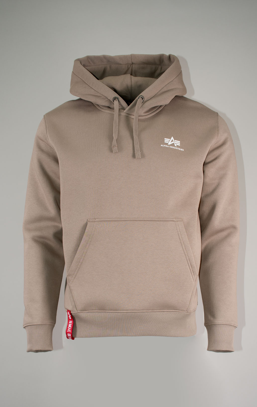 Толстовка ALPHA INDUSTRIES BASIC HOODY SMALL LOGO vintage sand 
