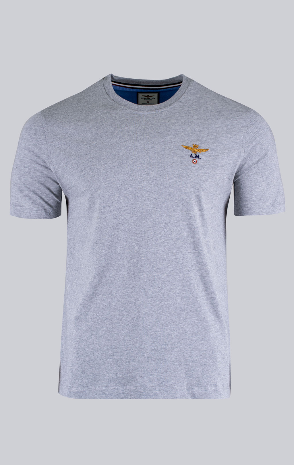 Футболка AERONAUTICA MILITARE SS 26/TR grigio melange (TS 1580) 