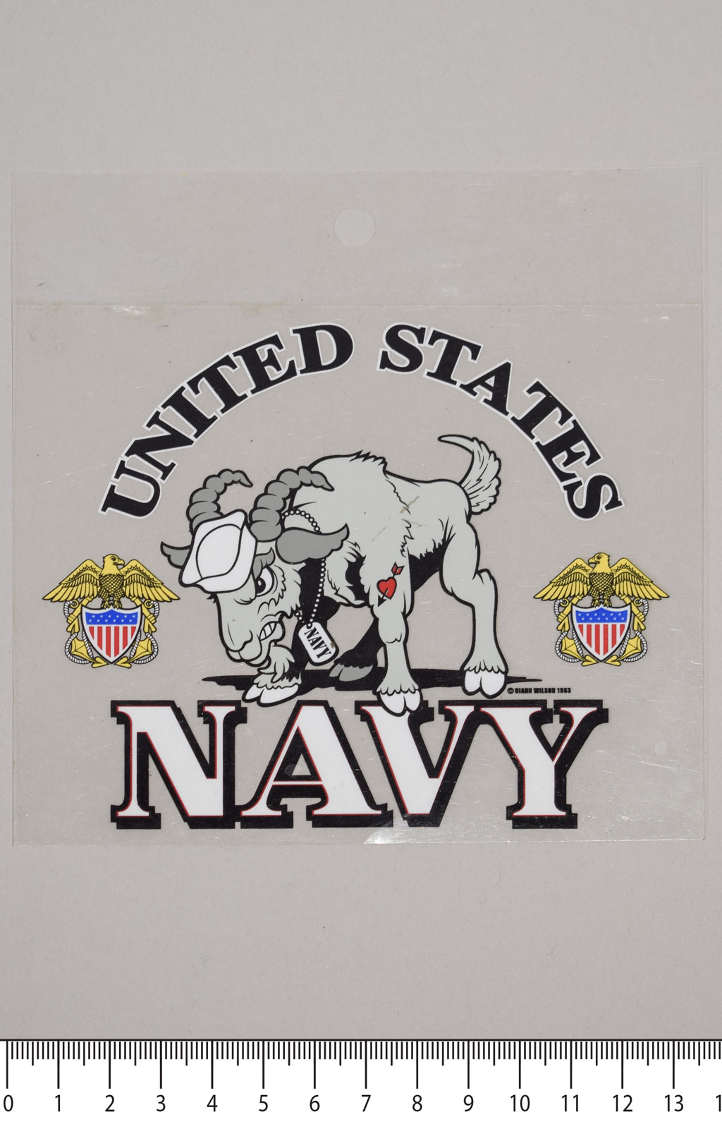 Наклейка United states NAVY (козёл) США