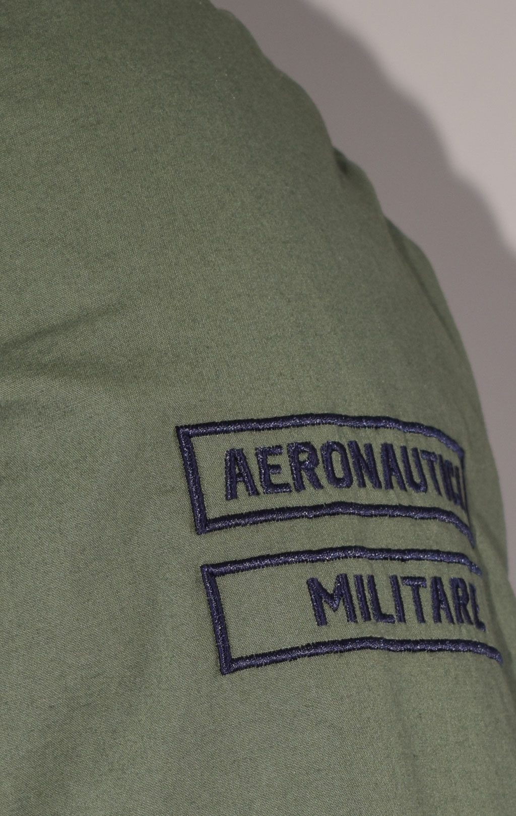 Куртка AERONAUTICA MILITARE M-65 SS 23 m/TR verde mililtare (AB 2058) 