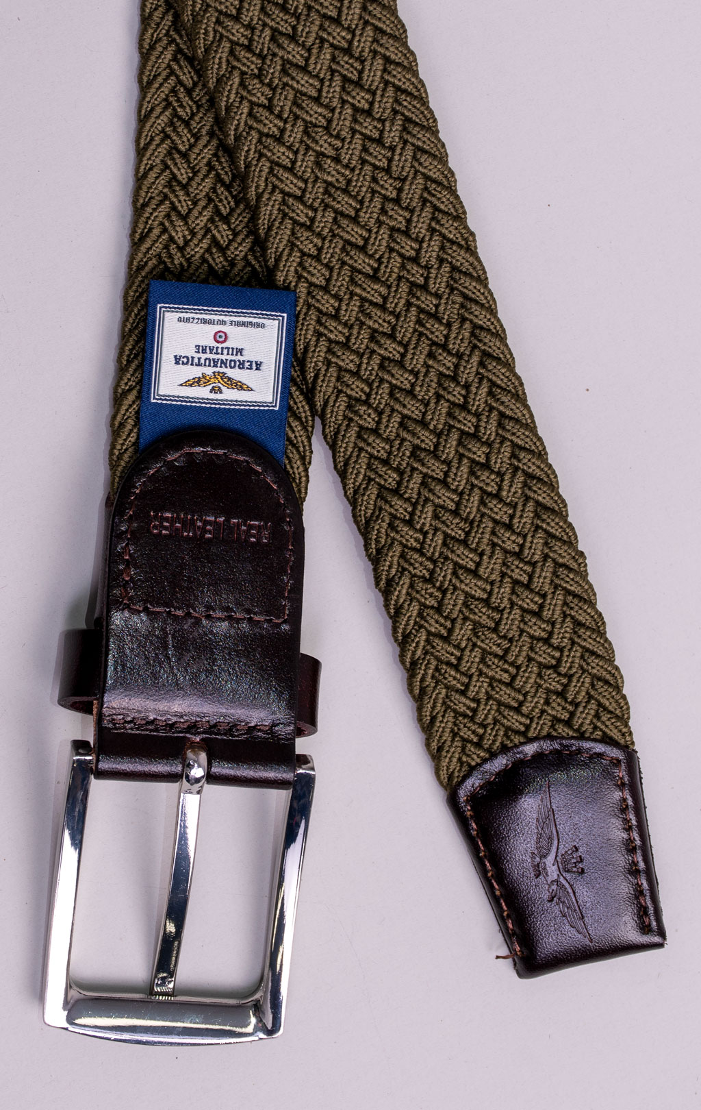 Ремень эластичный AERONAUTICA MILITARE SS 26/CN dark musk (CI 0307) 