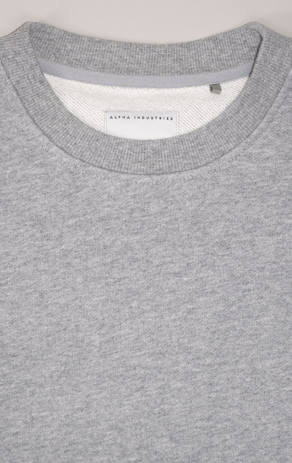 Свитшот ALPHA INDUSTRIES MIXED MEDIA CREWNECK FW 24/25 medium charcoal heather 