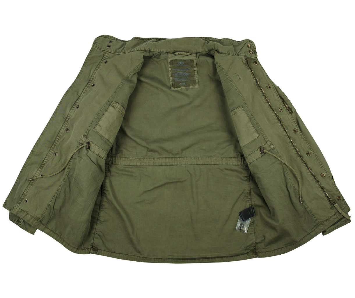 Ветровка ALPHA INDUSTRIES HUNTINGTON PATCH M-65 olive 