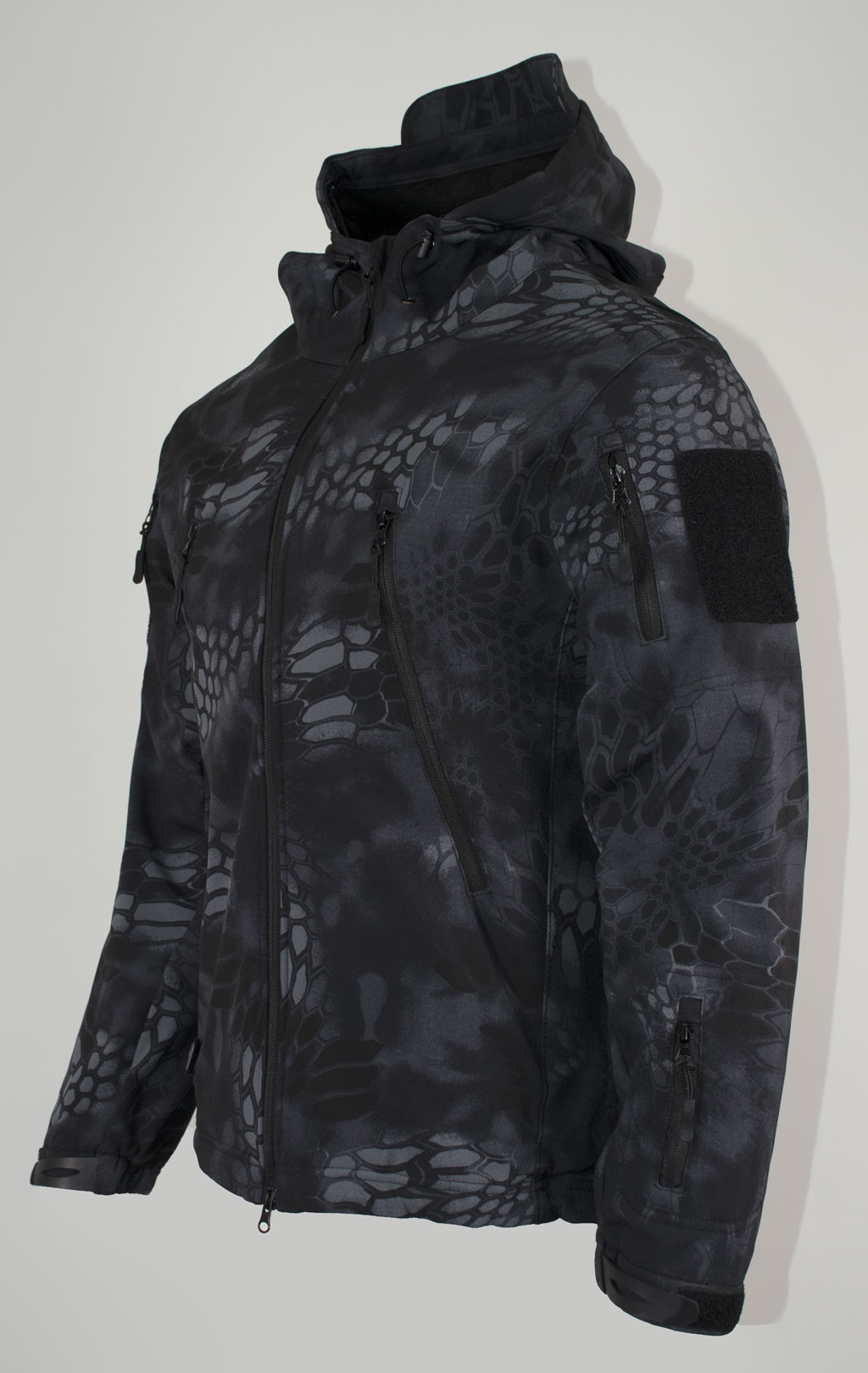 Куртка с капюшоном SABADO TAD SOFT SHELL black python f-1904 