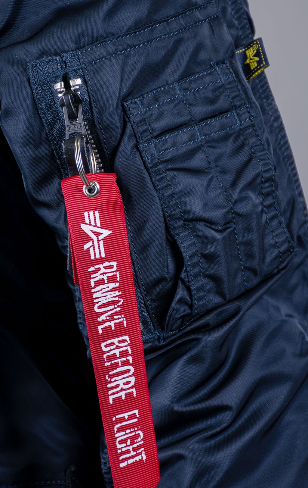 Аляска ALPHA INDUSTRIES N-3B SLIM FIT GEN-I rep. blue/orange 
