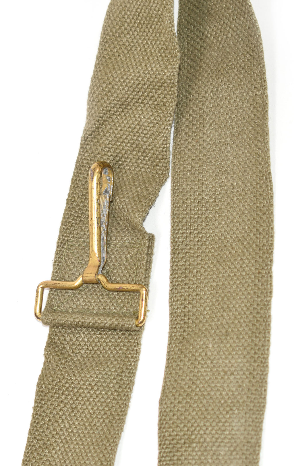 Сумка противогазная брезент 13x13x28 olive б/у Бельгия