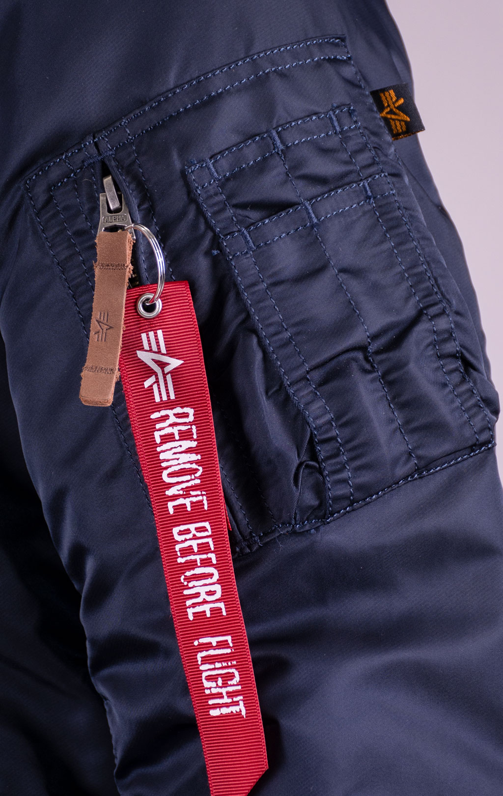 Бомбер ALPHA INDUSTRIES MA-1 VF 59 LONG rep. blue 