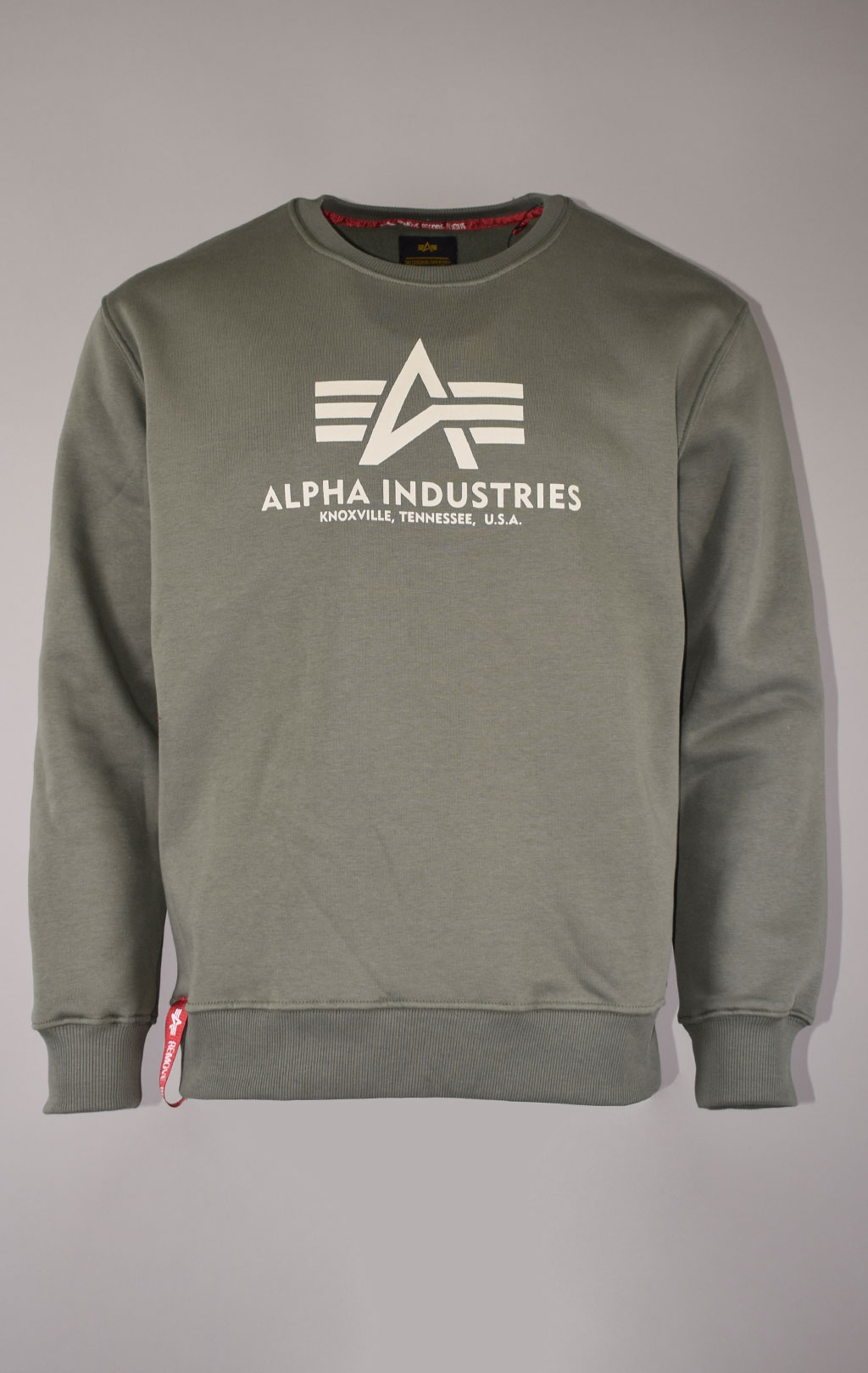 Свитшот ALPHA INDUSTRIES BASIC SWEATER vintage green 