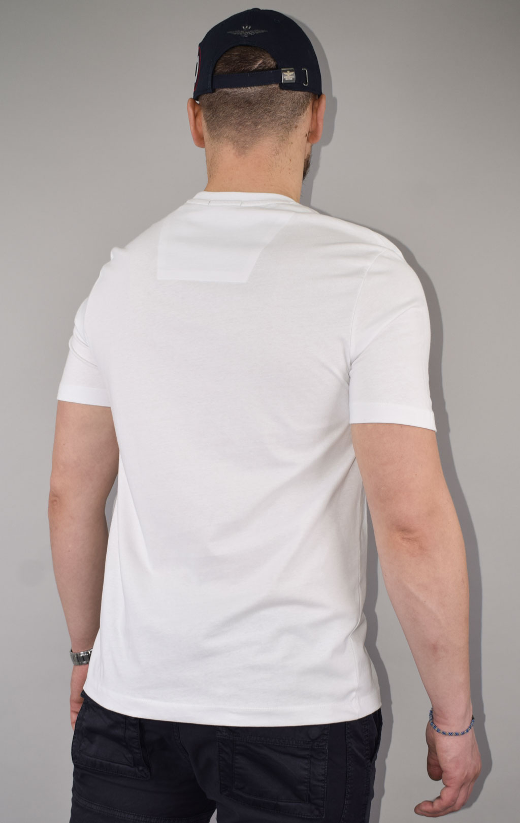 Футболка AERONAUTICA MILITARE SS 23/BD off white (TS 2085)