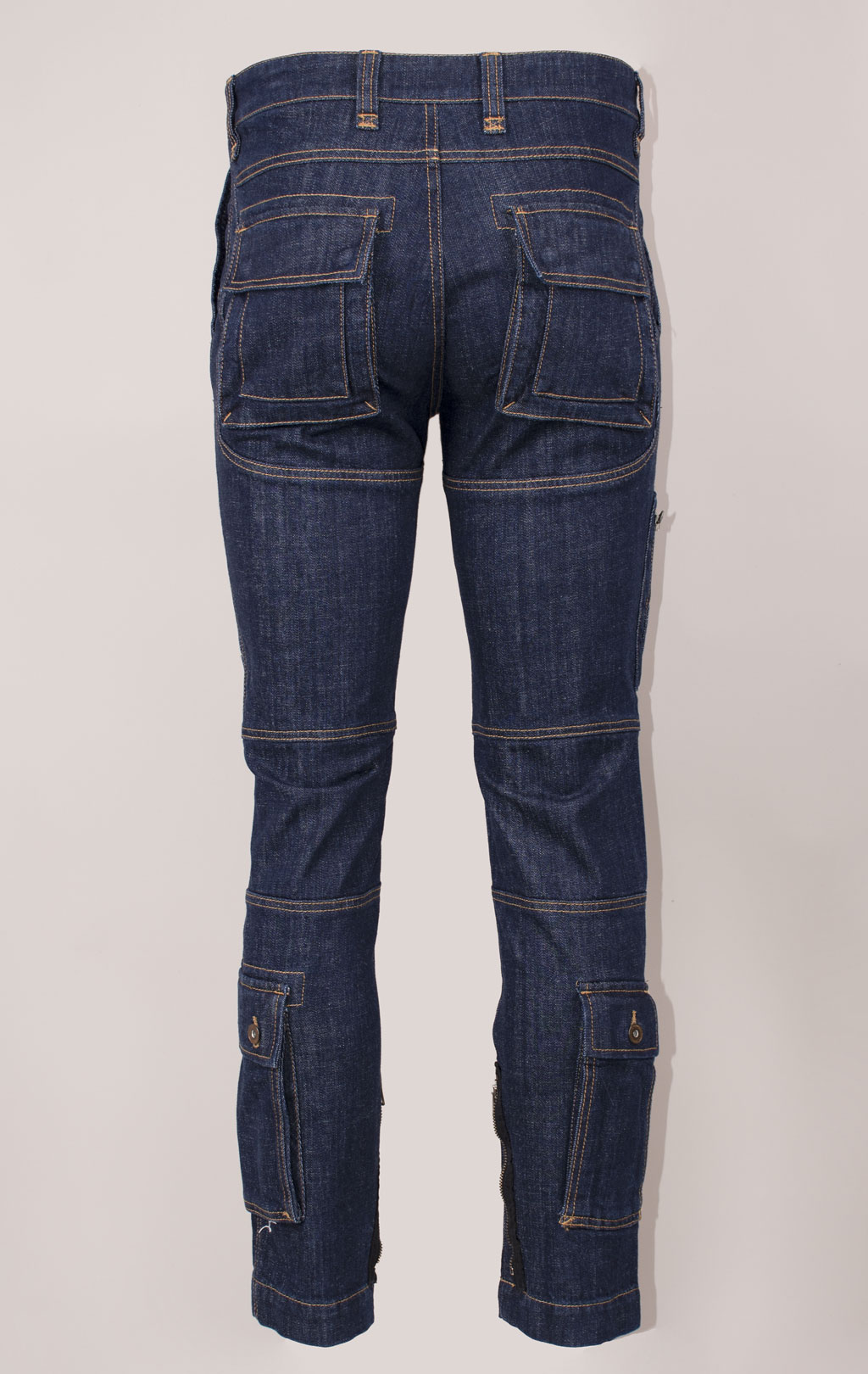 Джинсы-карго AERONAUTICA MILITARE ANTI-G плотные FW 24/25/AL dark denim wash (PA 939) 