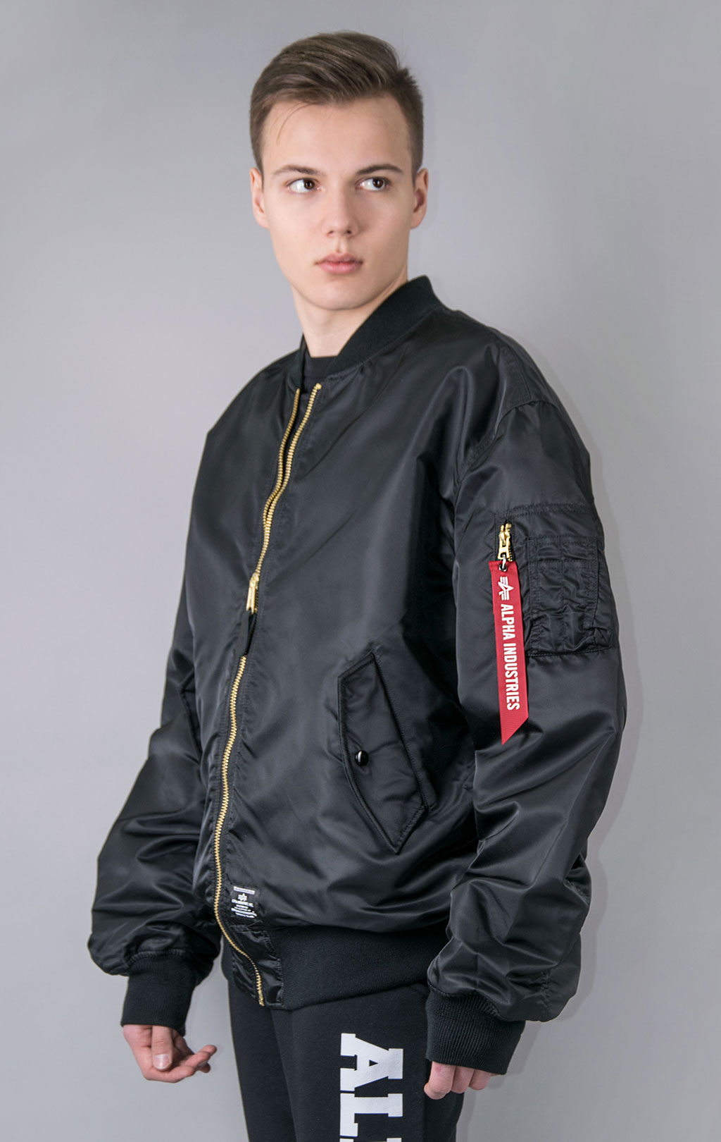 Ветровка ALPHA INDUSTRIES GEN-II FLIGHT JACKET L-2B SS 23 m black 