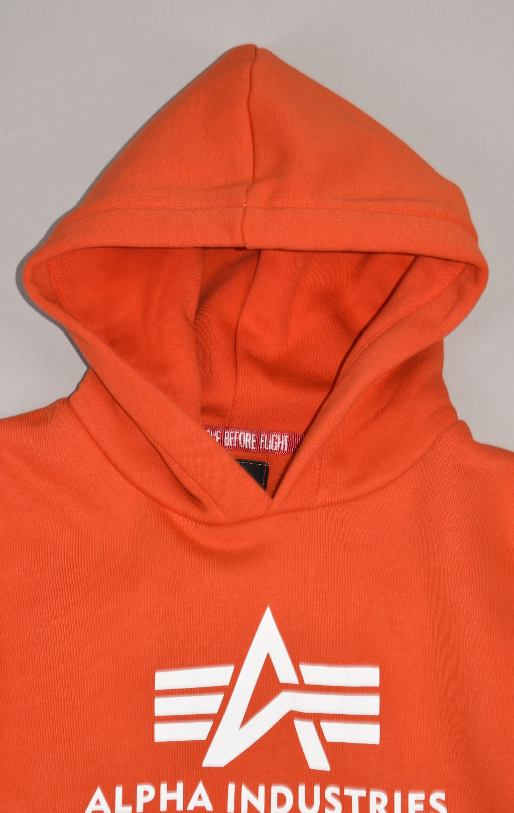 Детская толстовка ALPHA INDUSTRIES BASIC HOODY atomic red 