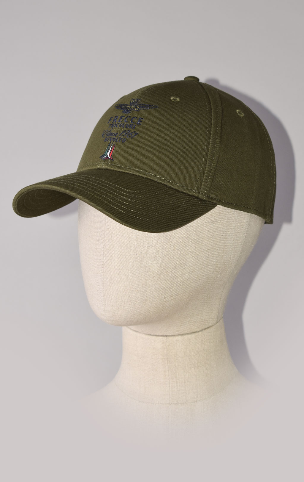 Бейсболка AERONAUTICA MILITARE FW 23/24/CN verde militare (HA 1132) 